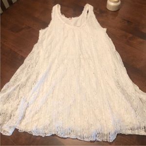 White Free People Lace Dress